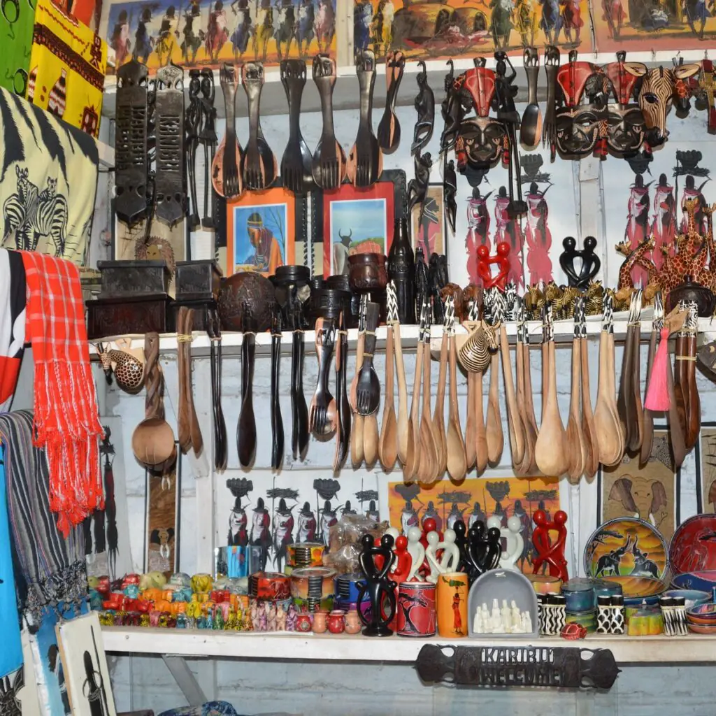 10 Unique Souvenirs to Bring Back from Tanzania 2 maasai market curios
