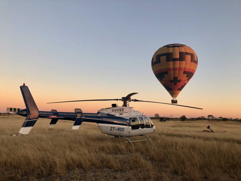 Exploring Africa by Air: Helicopter and Hot Air Balloon Safaris 34 Hot Air Balloon Helicopter
