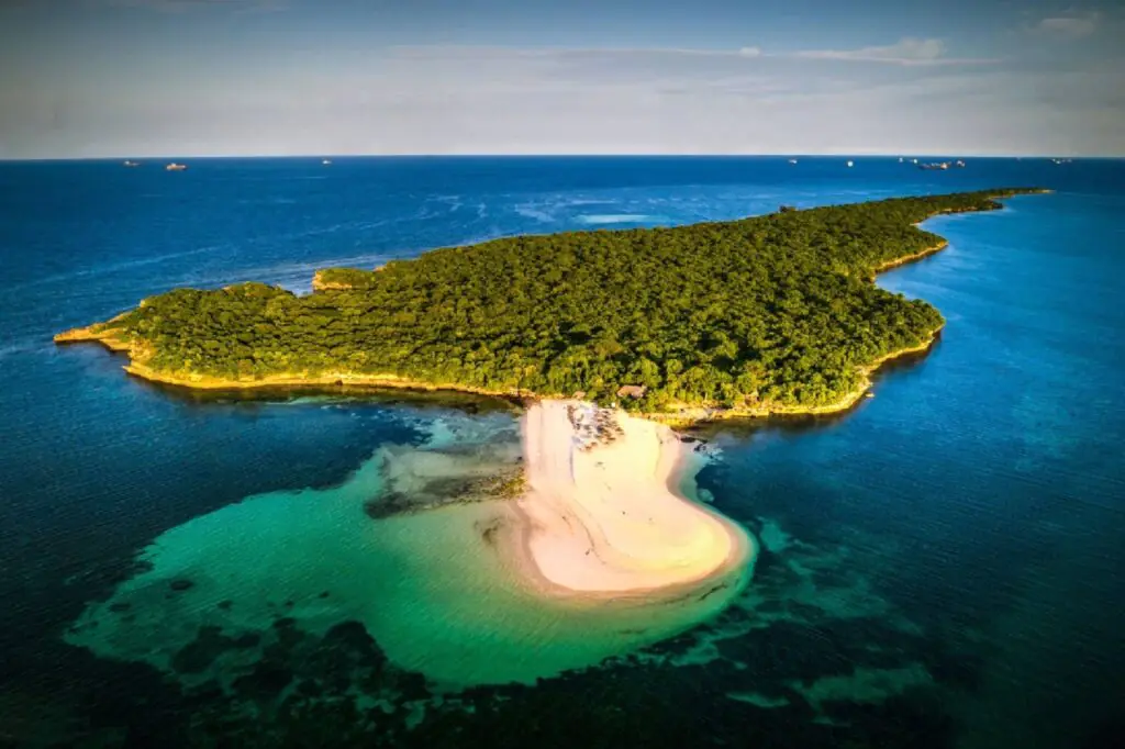 Bongoyo Island Aerial View Tanzania 01