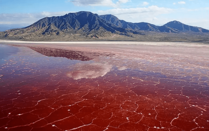 Lake Natrond red