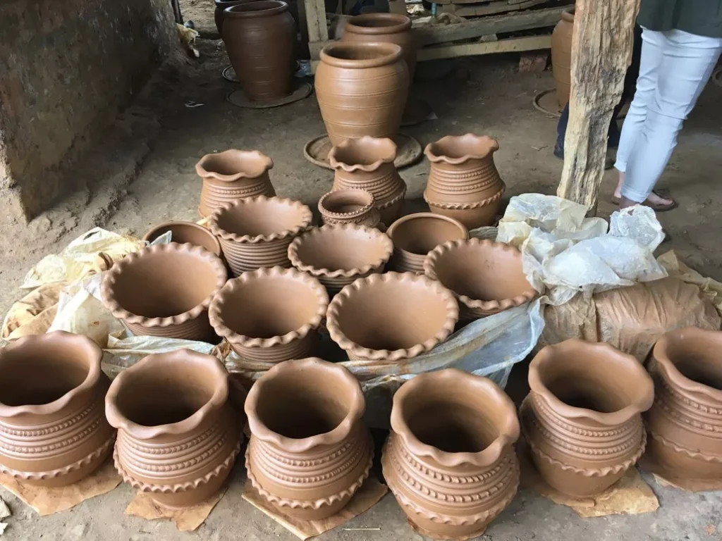 Crafting Memories: Traditional Tanzanian Pottery and Ceramics Workshops 1 Vijiji Pottery Finished pots in workshop 1030x773 1