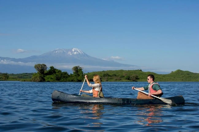 Sustainable Water-Based Activities: Canoeing and Kayaking in Tanzania’s Lakes 3 lake momella canoeing arusha 8 2