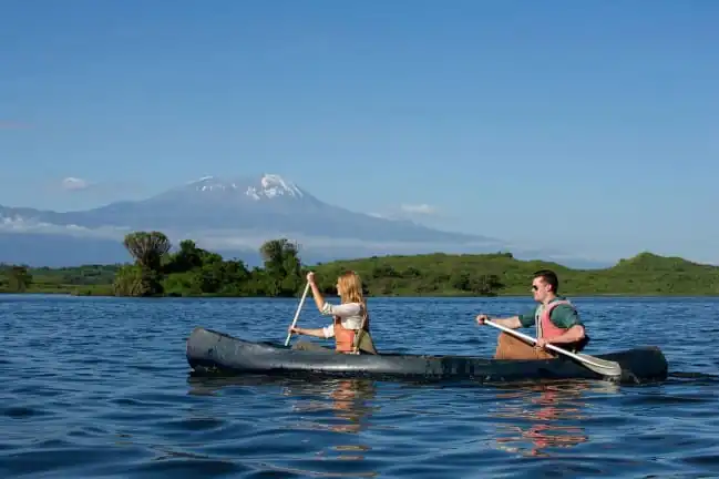 Sustainable Water-Based Activities: Canoeing and Kayaking in Tanzania’s Lakes 3 lake momella canoeing arusha 8 2