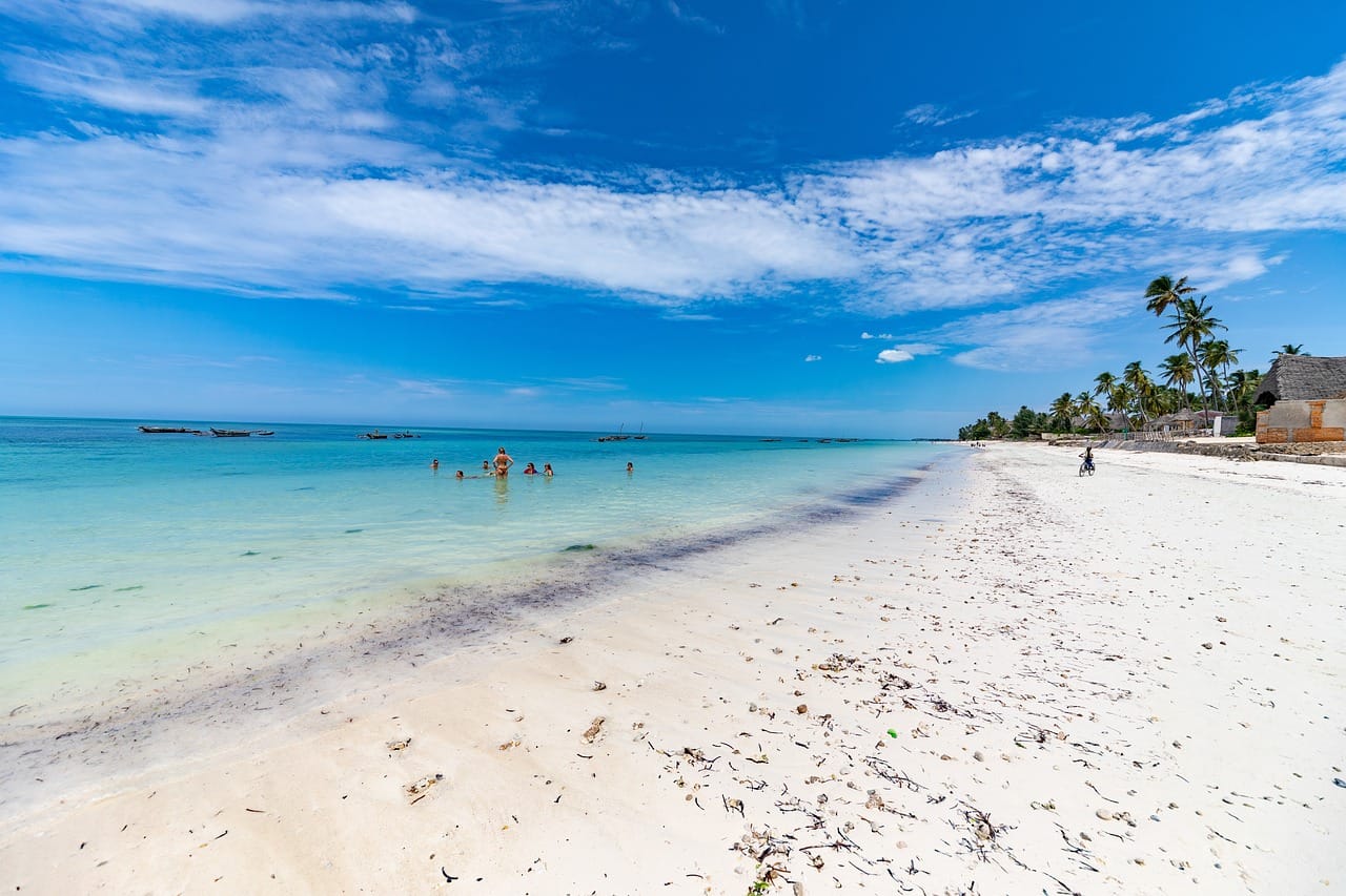 zanzibar, beach, ocean