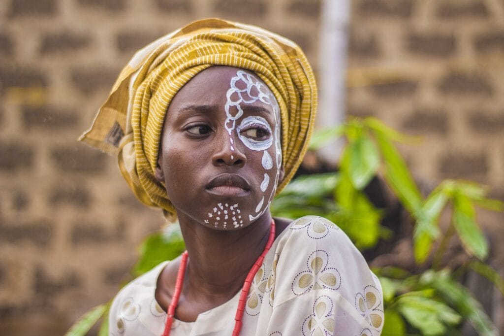 Conserving culture through tourism 6 people, woman, face