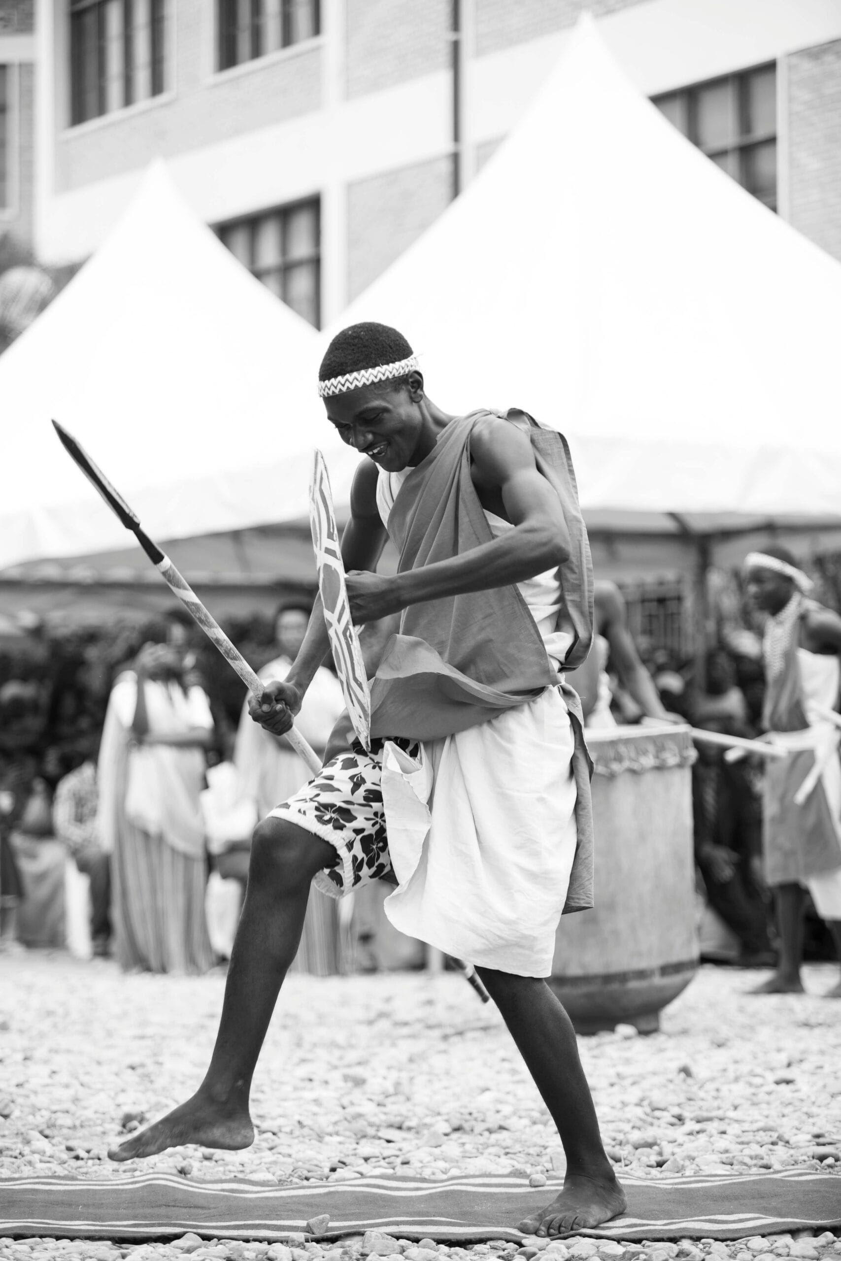 How to attend Tanzania’s annual festivals 1 Energetic traditional African dance performed outdoors in a cultural setting.