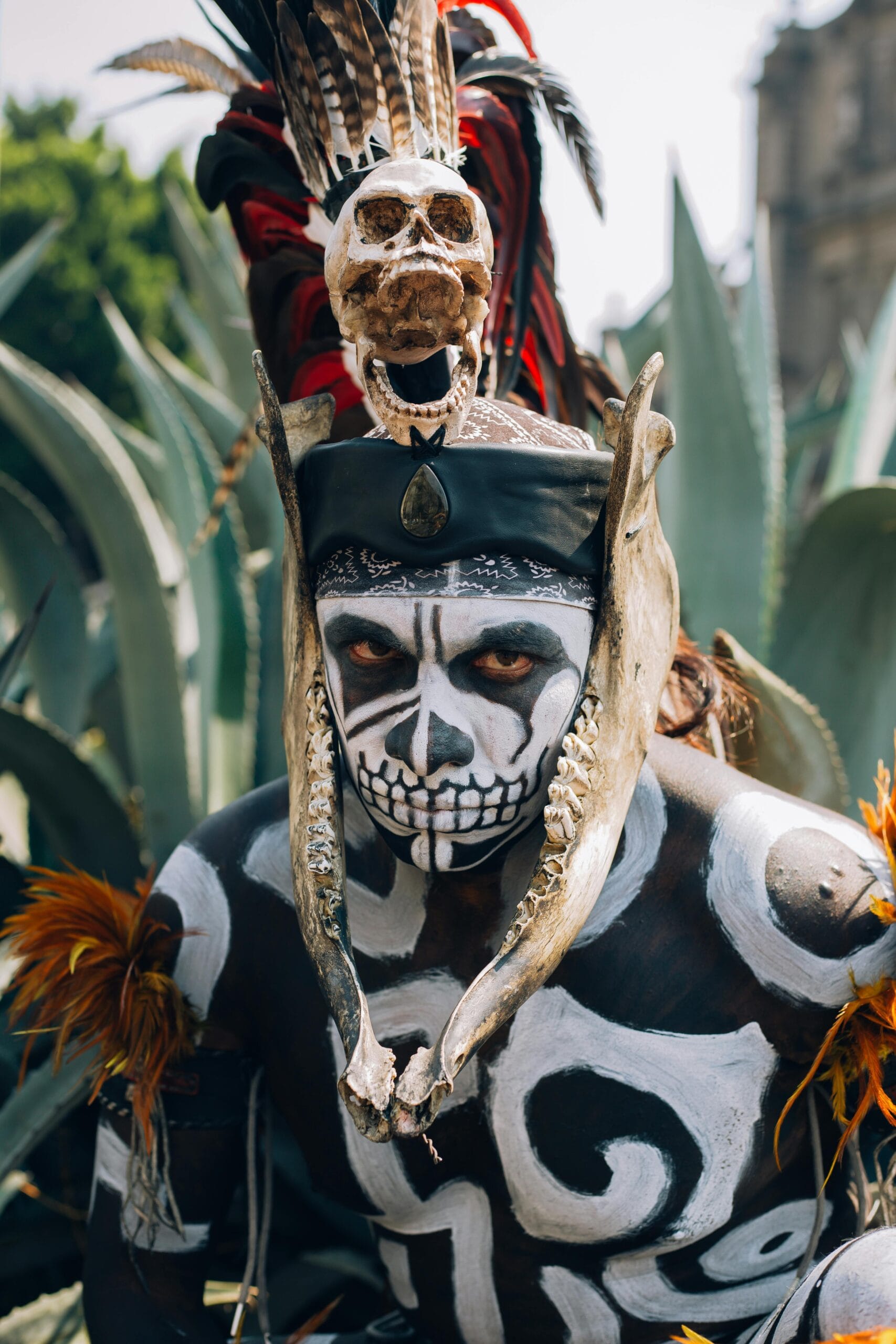 Tanzania’s Music and Dance Culture: A Vibrant Expression of Heritage 1 Face-painted participant in traditional costume during a Day of the Dead celebration in Mexico City.