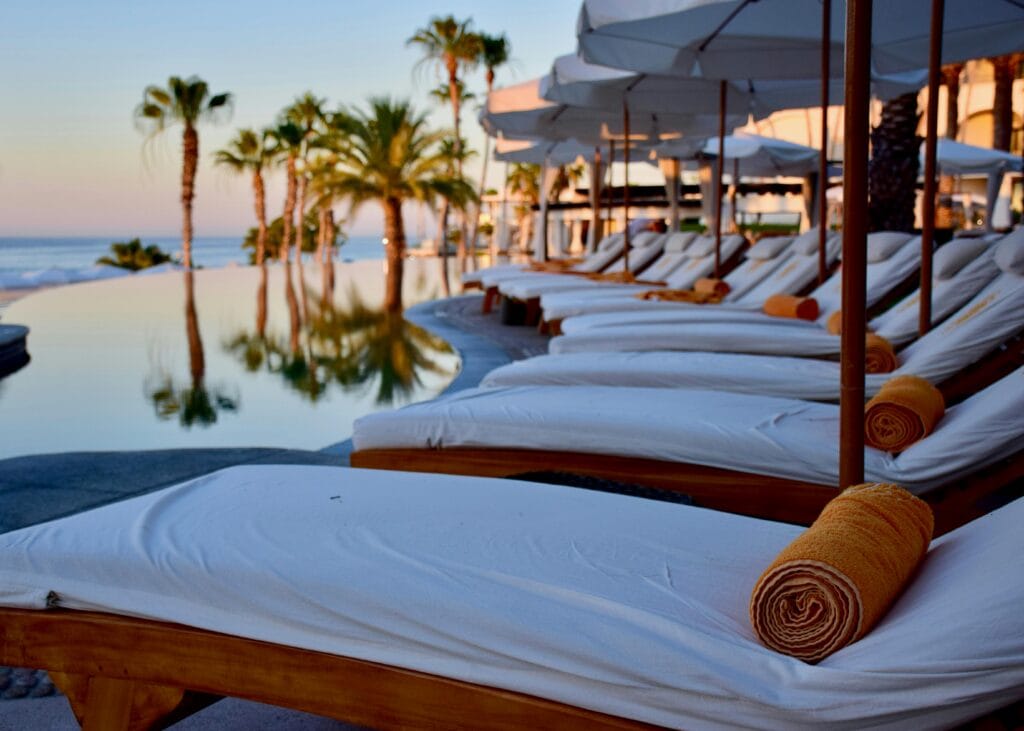 Tips for Comfortable Safari Travel: Make the Most of Your Adventure 22 Experience luxury relaxation at a poolside resort in Cabo San Lucas, Mexico.