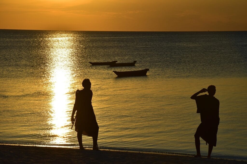 africa, nature, african, maasai, tanzania, sunset, ocean